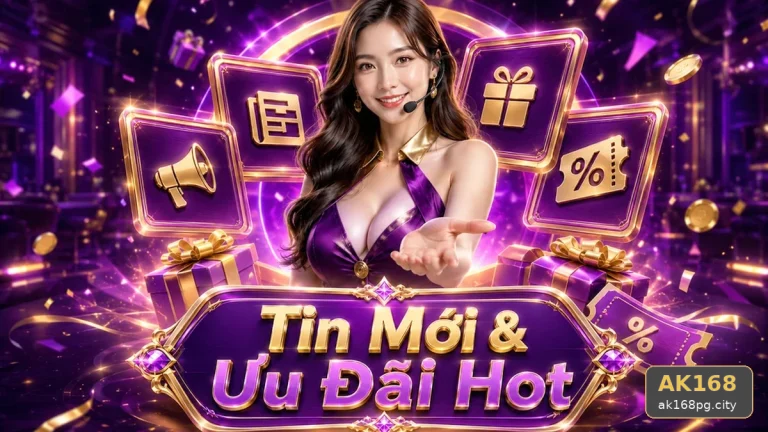 Giải Thích Biểu Tượng, Tính Năng Và Quy Trình Hướng Dẫn AK168 Qua Tin Mới, Ưu Đãi Tại ak168pg.city